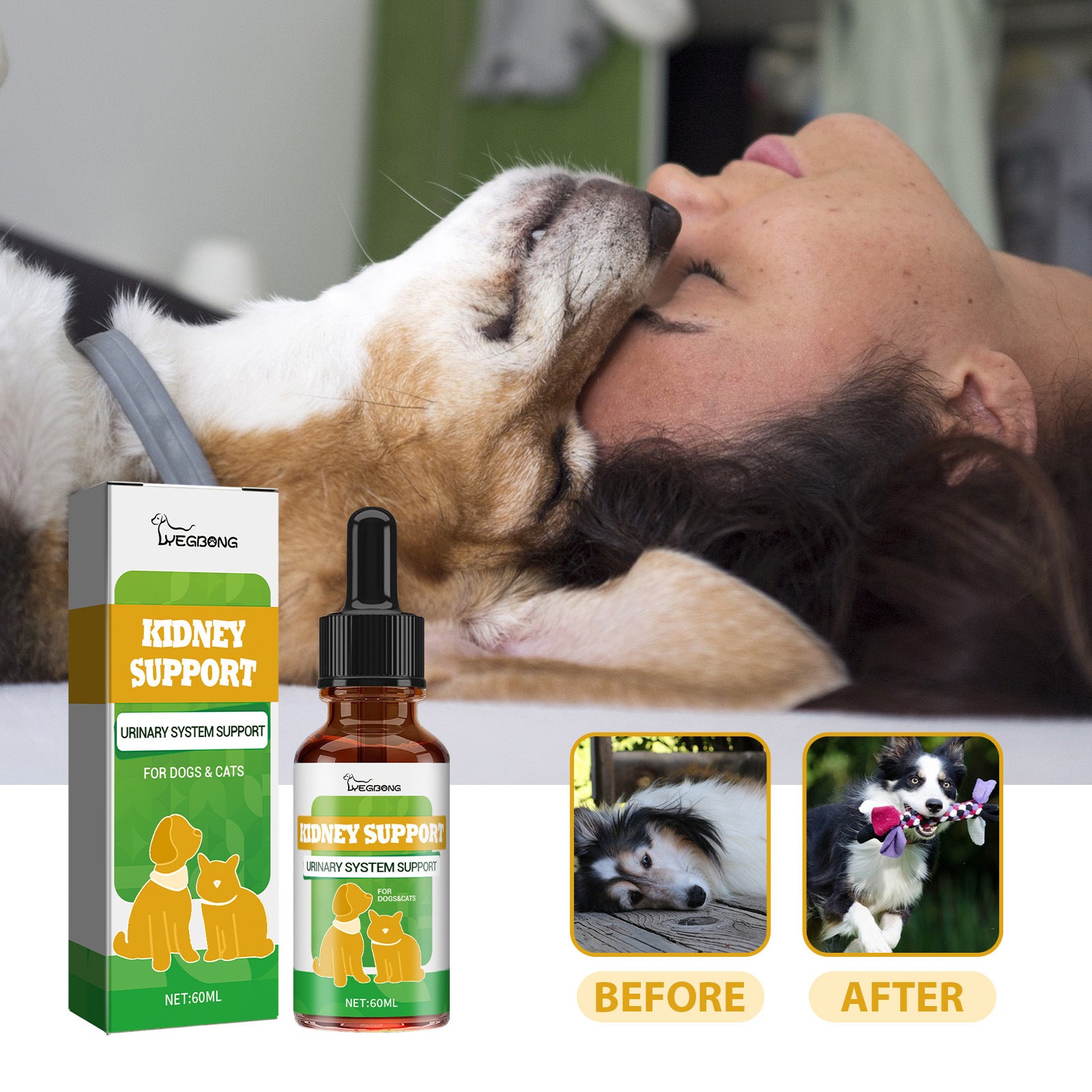 Pet Nutritional Supplements Enhance Energy Vitality - Besafe1st® 