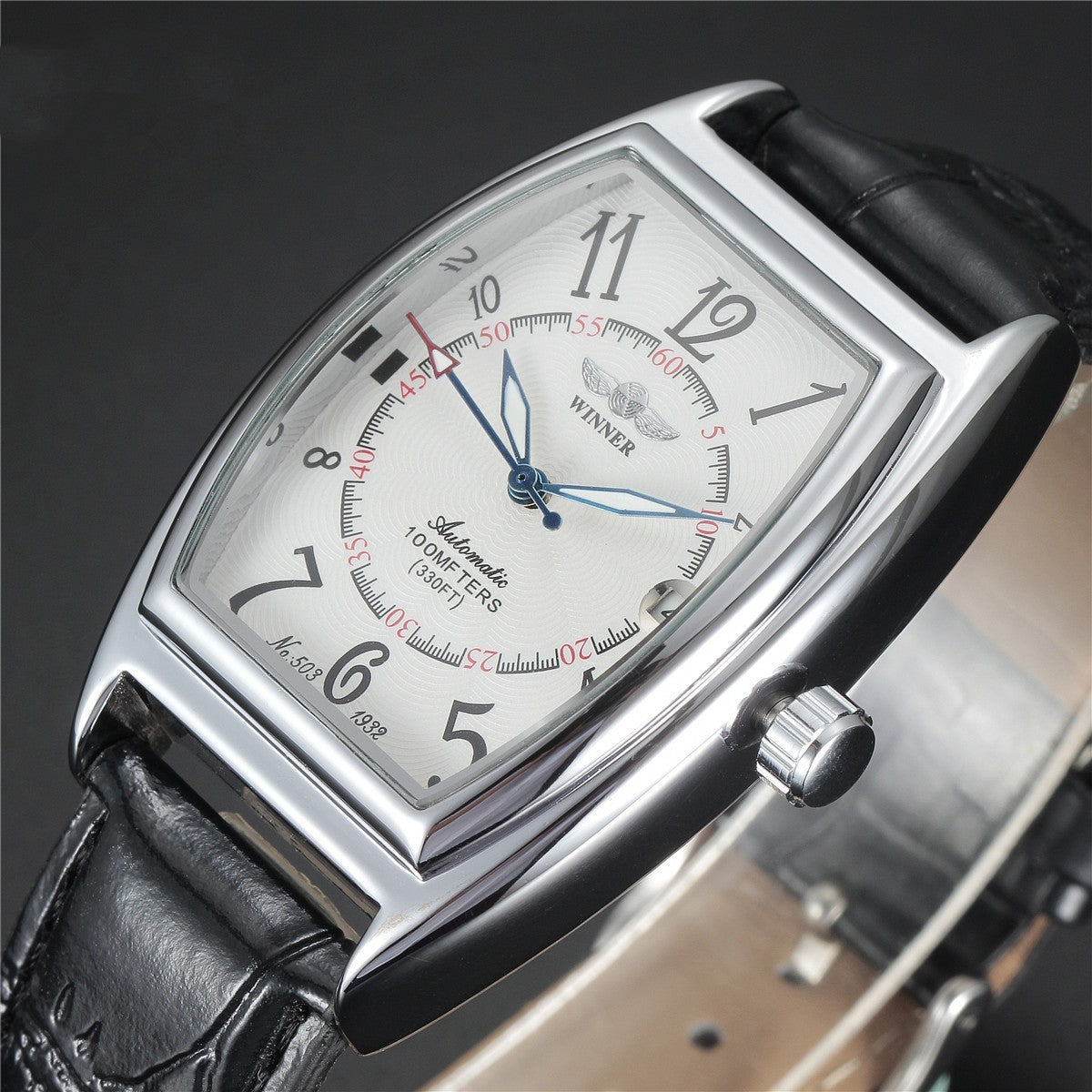 Men's Fashion Casual Barrel-shaped Automatic Mechanical Watch - Premium 0  Shop now 