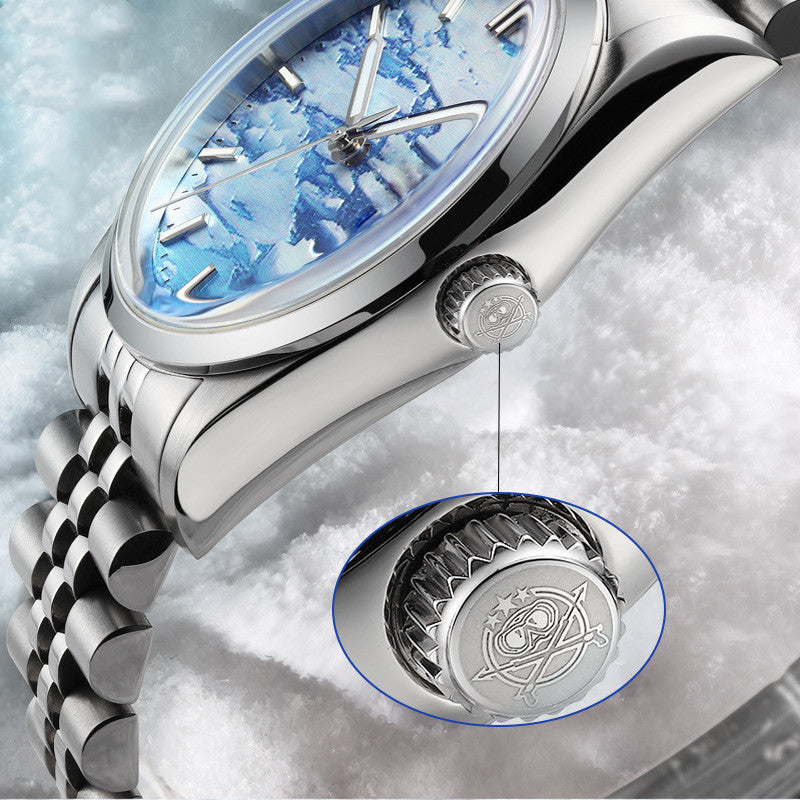 Automatic Mechanical Watch Luminous Men's Watch Waterproof - Premium 0  Shop now 