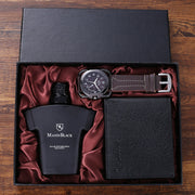 Gift Set Fashion Creative Gift Suit Wallet Belt Quartz Watch Perfume - Premium 0  Shop now 