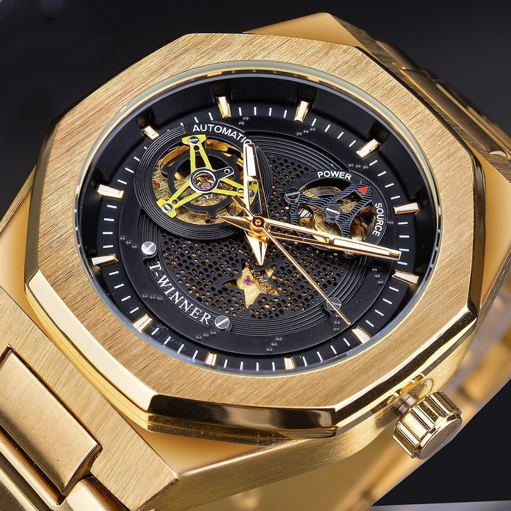 Casual Hollow Mechanical Movement Automatic Watch - Premium 0  Shop now 