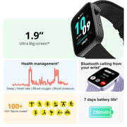 Sports Heart Rate Meter Step IP67 Waterproof Full Screen Smart Watch - Premium 0  Shop now 