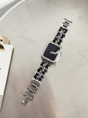 Leather Metal Denim Watch Classic Style Watch Strap Generation Watch Strap Niche - Premium 0  Shop now 