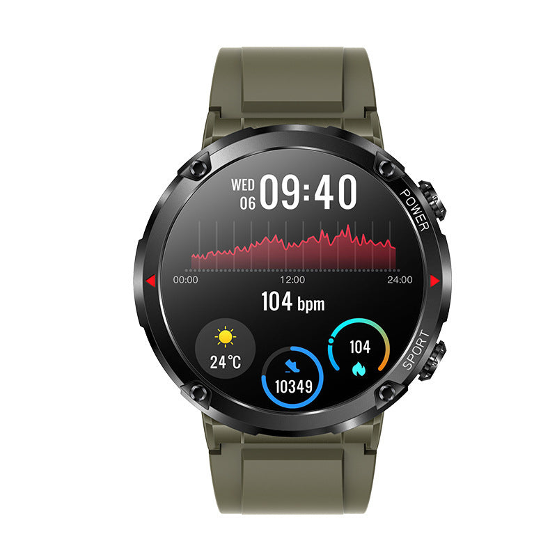 Large Screen HD Step Counting Heart Rate Blood Pressure More Than Sport Smart Watch - Premium 0  Shop now 