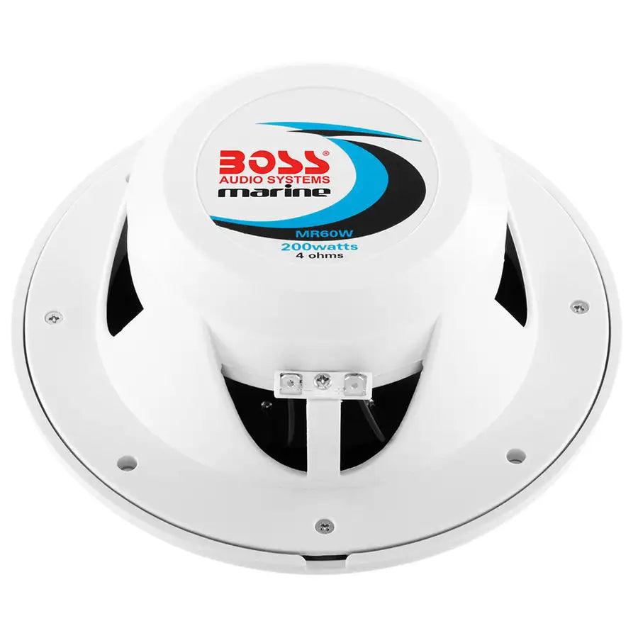 Boss Audio 6.5" MR60W Speakers - White - 200W [MR60W] - Premium Speakers Besafe1st®  Shop now 