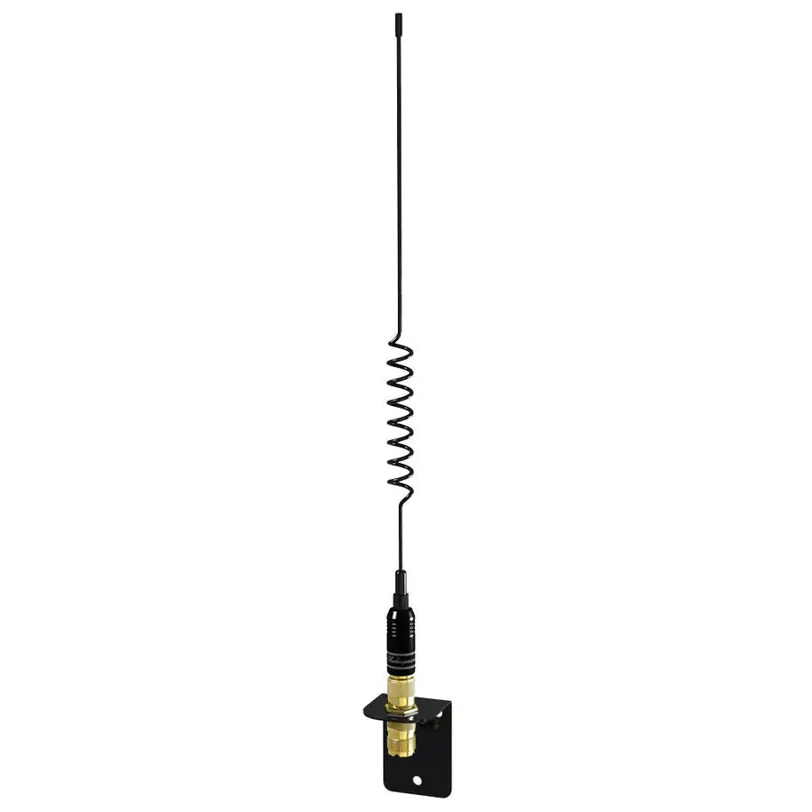 Shakespeare VHF 15in 5216 SS Black Whip Antenna - Bracket Included [5216] - Besafe1st® 