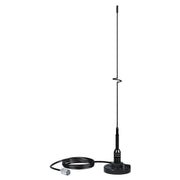 Shakespeare VHF 19" 5218 Black SS Whip Antenna - Magnetic Mount [5218] - Besafe1st® 