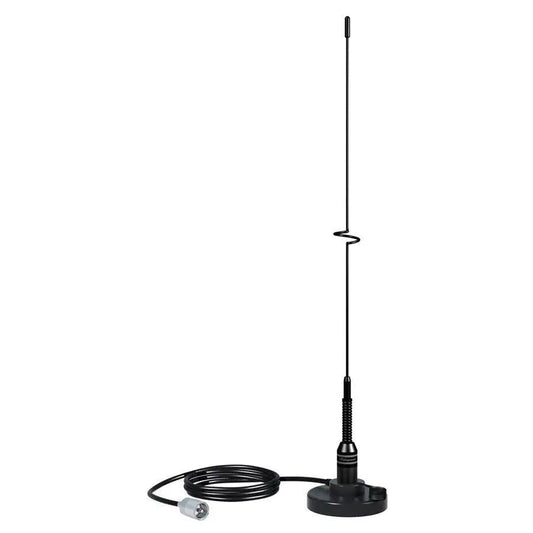 Shakespeare VHF 19" 5218 Black SS Whip Antenna - Magnetic Mount [5218] - Besafe1st