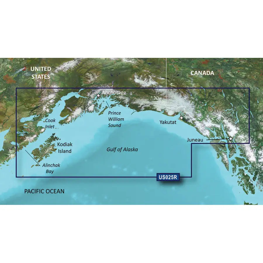 Garmin BlueChart g3 Vision HD - VUS025R - Anchorage - Juneau - microSD/SD [010-C0726-00] - Besafe1st® 