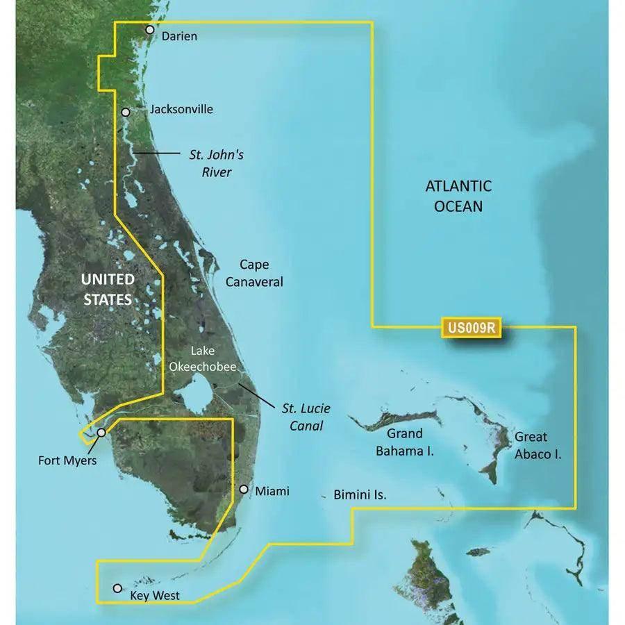 Garmin BlueChart g3 Vision HD - VUS009R - Jacksonville - Key West - microSD/SD [010-C0710-00] - Besafe1st