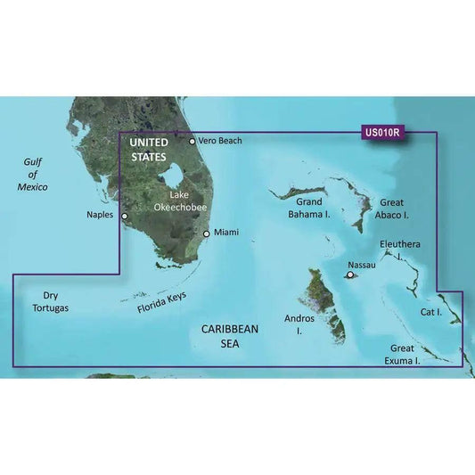 Garmin BlueChart g3 Vision HD - VUS010R - Southeast Florida - microSD/SD [010-C0711-00] - Besafe1st