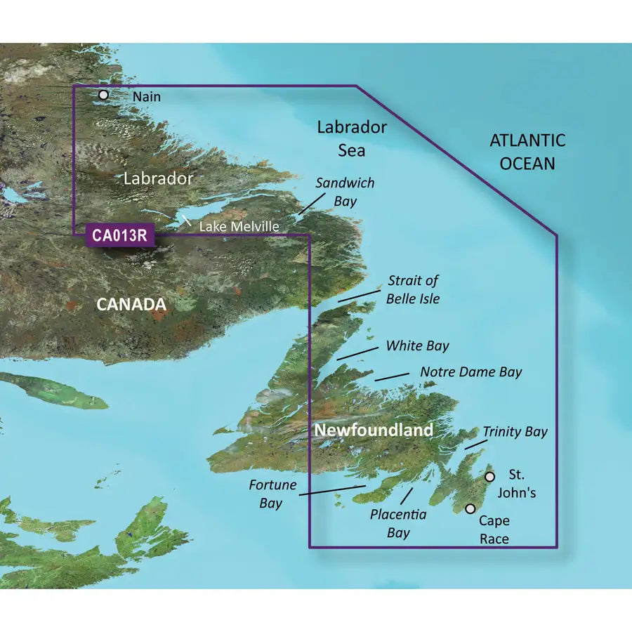 Garmin BlueChart g3 Vision HD - VCA013R - Labrador Coast - microSD/SD [010-C0698-00] Besafe1st™ | 
