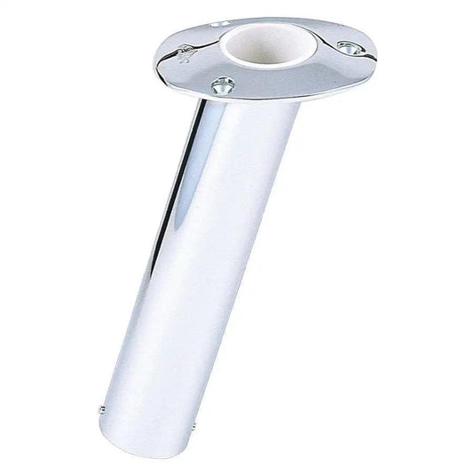 Lee's 15 Degree Stainless Steel Flush Mount Rod Holder - 2" O.D. [RH529HS] Lee's Tackle