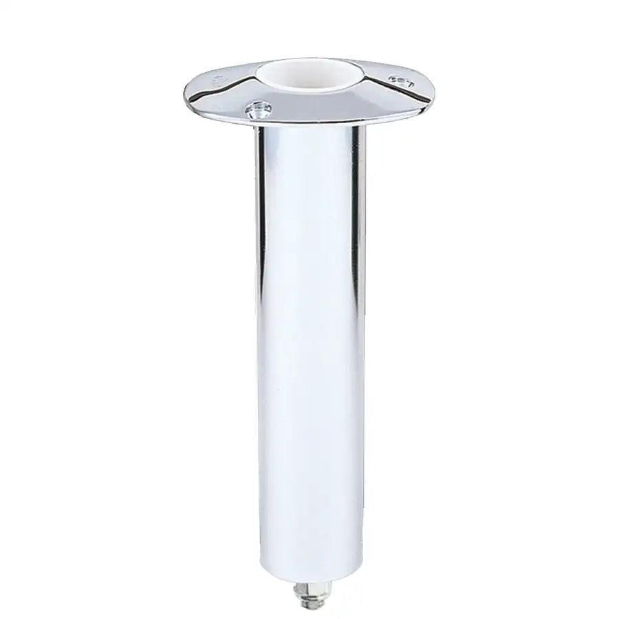 Lee's 0 Degree Stainless Steel Swivel Base Flush Mount Rod Holder - Medium - 2" OD X 6.5" Tube f/ Small Bent Butts [RH5167V] - Besafe1st