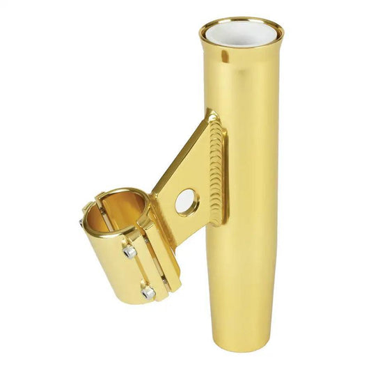Lee's Clamp-On Rod Holder - Gold Aluminum - Vertical Mount - Fits 1.900" O.D. Pipe [RA5004GL] - Besafe1st