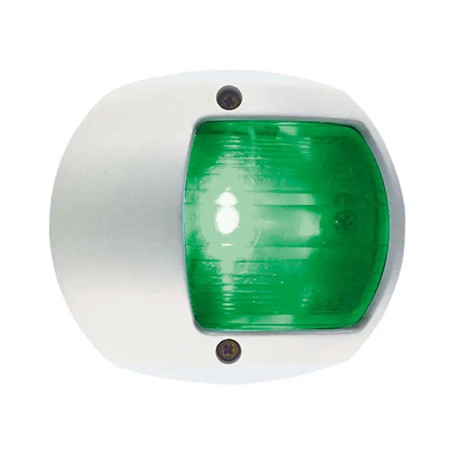 Perko LED Side Light - Green - 12V - White Plastic Housing [0170WSDDP3] - Besafe1st® 