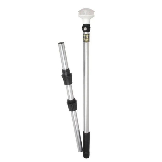 Perko Omega Series Universal LED Pole Light - 48" w/Fold In Half Pole [1348DP6CHR] - Besafe1st
