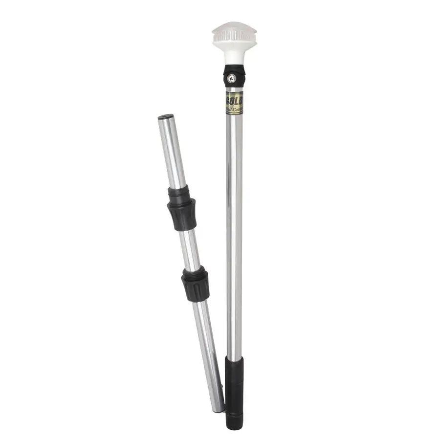 Perko Omega Series LED Universal Pole Light w/Fold In Half Pole [1348DP8CHR] - Besafe1st® 