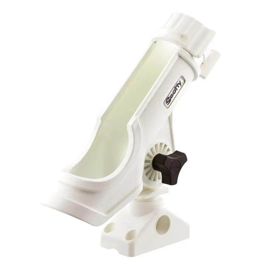 Scotty Powerlock Rod Holder White w/241 Side/Deck Mount [230-WH] - Besafe1st