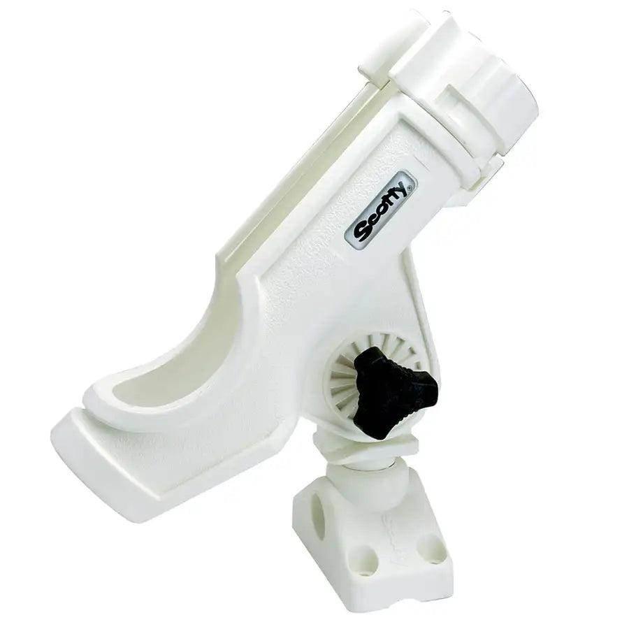 Scotty Powerlock Rod Holder White w/241 Side/Deck Mount [230-WH] - Besafe1st