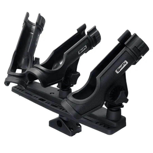 Scotty Triple Rod Holder w/3 230 Power Lock Rod Holders [256] - Besafe1st