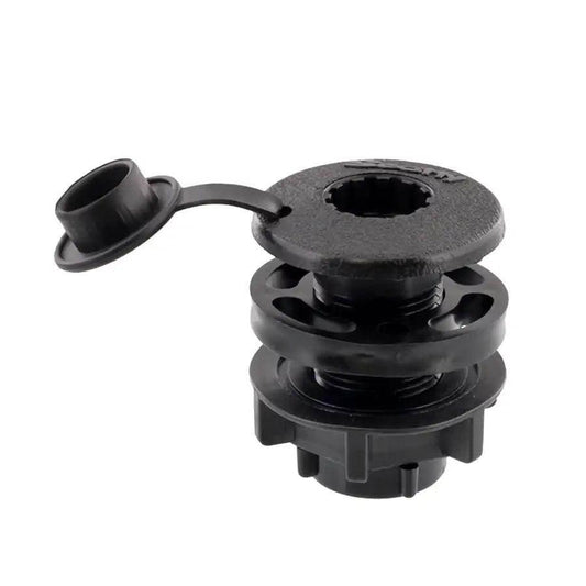 Scotty Compact Threaded Round Deck Mount [444-BK] - Besafe1st