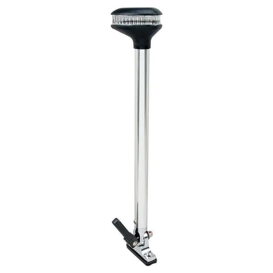 Perko Stealth Series - L.E.D. Fold Down All-Round Light - Vertical Mount 13-3/8" Height - 2NM Range [1642DP0CHR] - Besafe1st