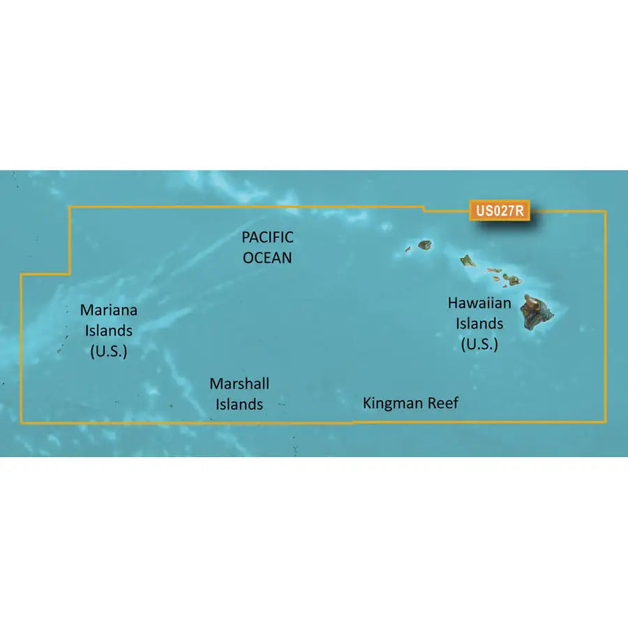 Garmin BlueChart g3 HD - HXUS027R - Hawaiian Islands - Mariana Islands - microSD/SD [010-C0728-20] Besafe1st™ | 