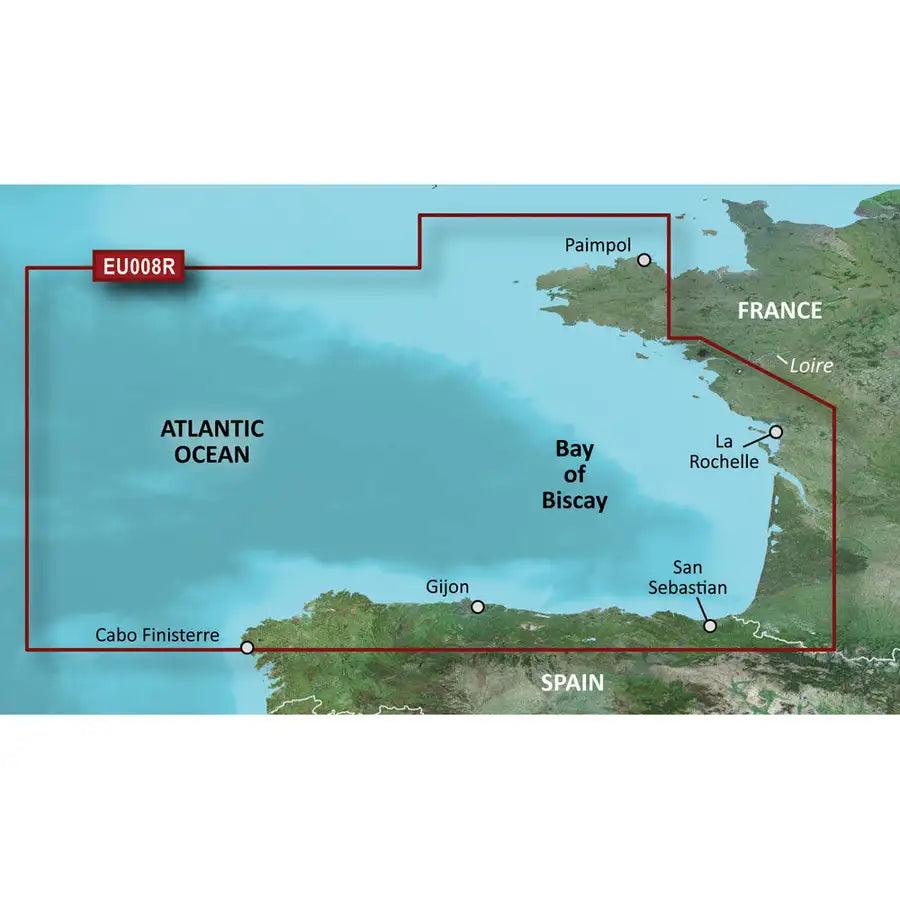 Garmin BlueChart g3 HD - HXEU008R - Bay of Biscay - microSD/SD [010-C0766-20] - Besafe1st® 