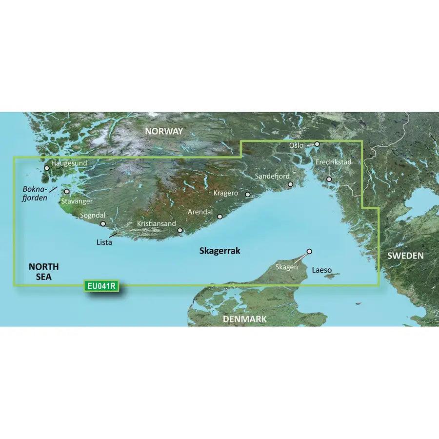 Garmin BlueChart g3 HD - HXEU041R - Oslo - Skagerak - Haugesund - microSD/SD [010-C0778-20] - Besafe1st® 