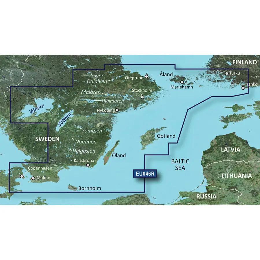 Garmin BlueChart g3 HD - HXEU046R - Oregrund Aland to Malmo - microSD/SD [010-C0782-20] - Besafe1st® 