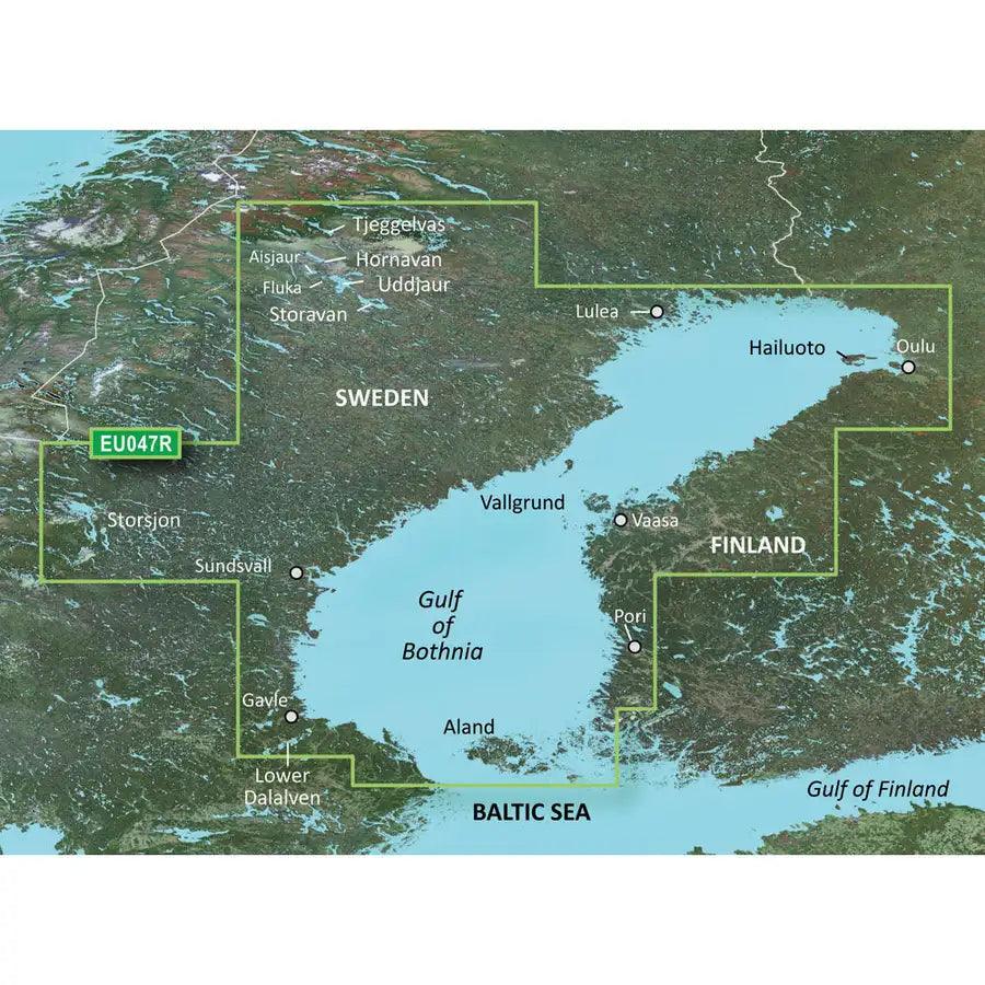 Garmin BlueChart g3 HD - HXEU047R - Gulf of Bothnia - Kalix to Grisslehamn - microSD/SD [010-C0783-20] - Besafe1st® 