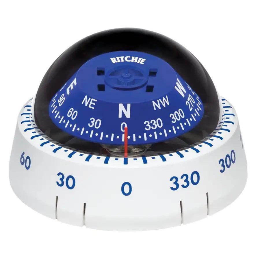 Ritchie XP-99W Kayaker Compass - Surface Mount - White [XP-99W] - Besafe1st