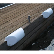 Dock Edge Dolphin Dockside Bumper 7" x 16" Straight - White [1060-W-F] - Besafe1st