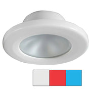 i2Systems Apeiron A3120 Screw Mount Light - Red, Cool White & Blue - White Finish [A3120Z-31HAE] - Premium Dome/Down Lights  Shop now at Besafe1st®