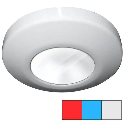 i2Systems Profile P1120 Tri-Light Surface Light - Red, Cool White  Blue - White Finish [P1120Z-31HAE] I2Systems Inc