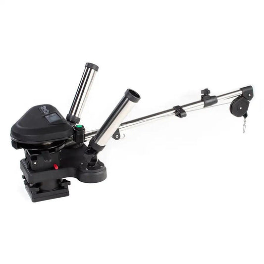 Scotty 2116 HP Depthpower Electric Downrigger 60" SS Telescoping Boom w/Swivel Base - Dual Rod Holder [2116] - Besafe1st