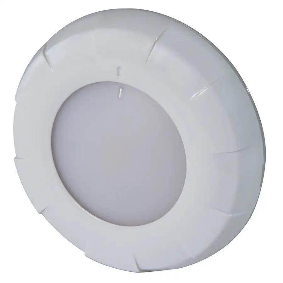 Lumitec Aurora LED Dome Light - White Finish - White/Red Dimming [101076] - Besafe1st