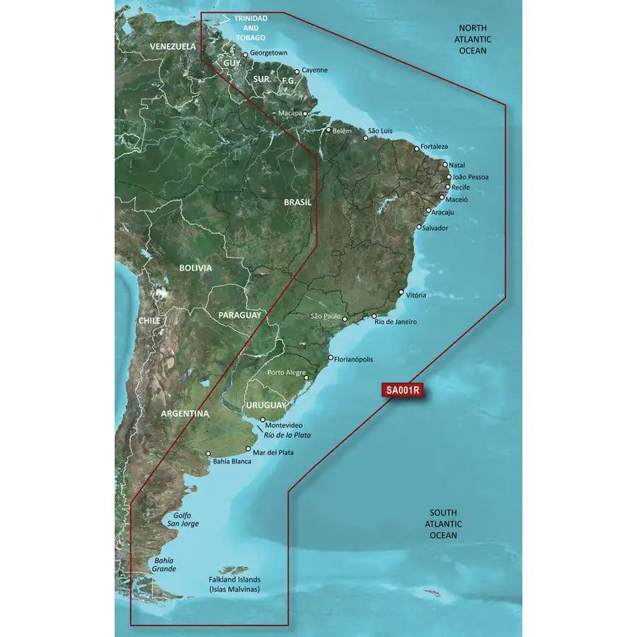 Garmin BlueChart g3 HD - HXSA001R - South America East Coast - microSD/SD [010-C1062-20] - Besafe1st