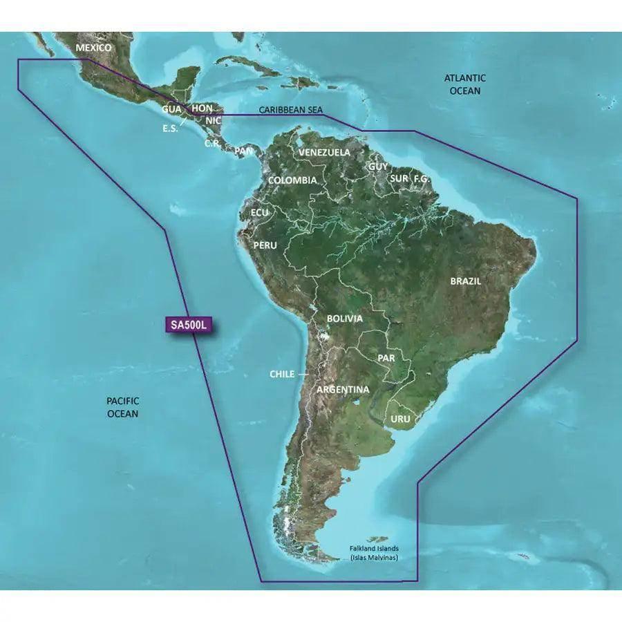 Garmin BlueChart g3 HD - HXSA600X - South America - microSD/SD [010-C1067-20] - Besafe1st