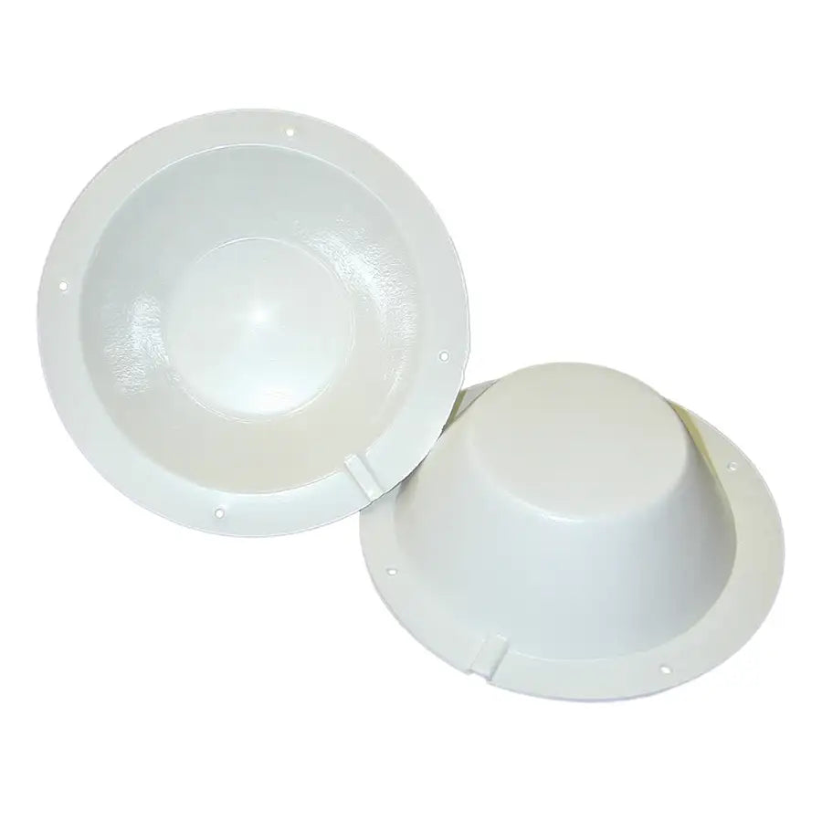 Poly-Planar 8-1/2" Speaker Back Cover - White [SBC-2] - Besafe1st®  