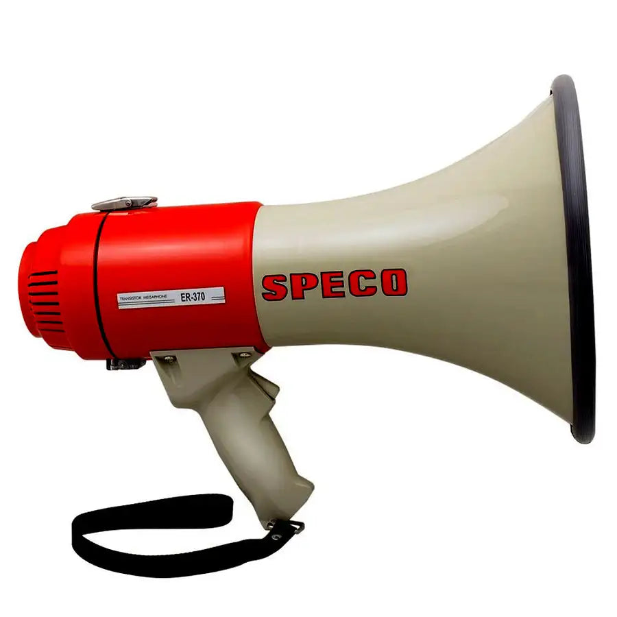 Speco ER370 Deluxe Megaphone w/Siren - Red/Grey - 16W [ER370] - Premium Loud Hailers  Shop now at Besafe1st®