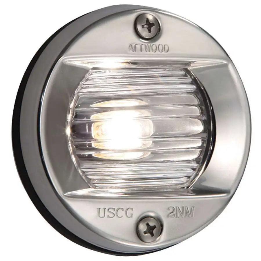 Attwood Vertical, Flush Mount Transom Light - Round [6356D7] - Besafe1st® 