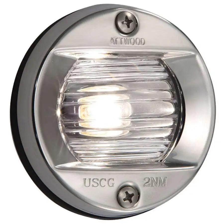 Attwood Vertical, Flush Mount Transom Light - Round [6356D7] - Besafe1st