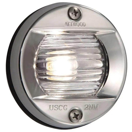 Attwood Vertical, Flush Mount Transom Light - Round [6356D7] - Besafe1st