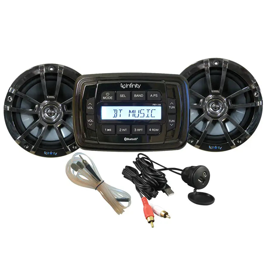 Infinity MPK250 Package w/two (2) INF622 Chrome Speakers [INFMPK250] - Premium Stereos  Shop now at Besafe1st®
