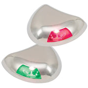 Perko Stealth Series LED Side Lights - Horizontal Mount - Red/Green [0616DP2STS] - Premium Navigation Lights  Shop now at Besafe1st®