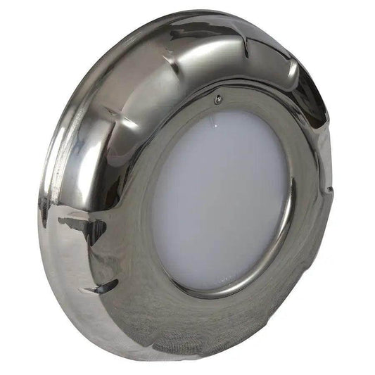 Lumitec Aurora - LED Dome Light - Polished SS Finish - 2-Color White/Blue Dimming [101138] - Besafe1st