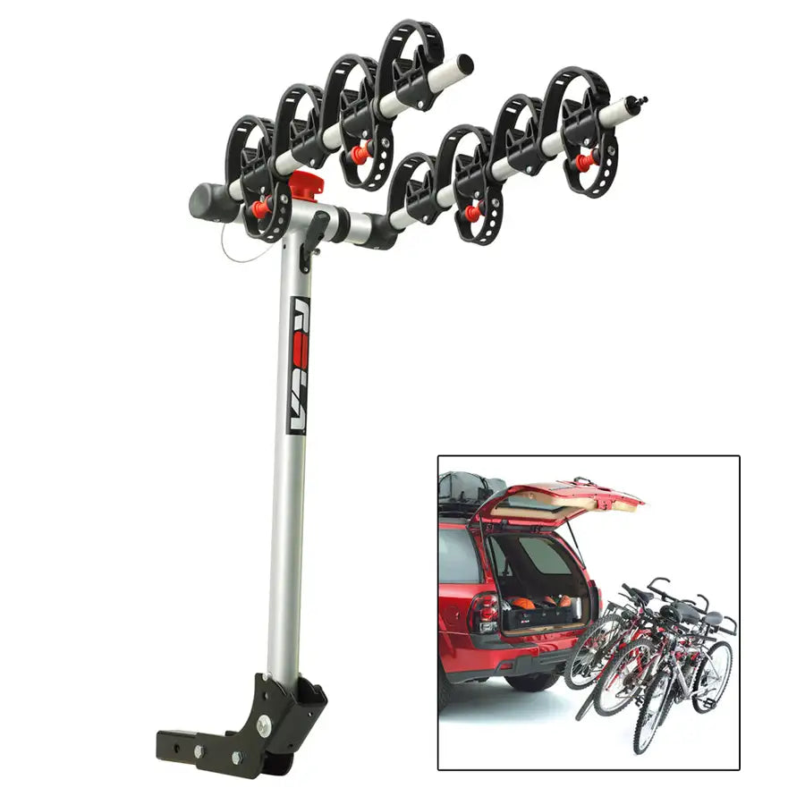 ROLA Bike Carrier - TX w/Tilt & Security - Hitch Mount - 4-Bike [59401] - Premium Accessories  Shop now 