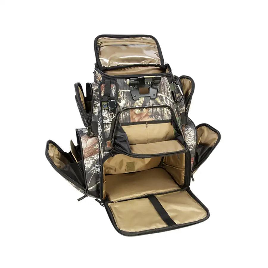 Wild River NOMAD Mossy Oak Tackle Tek Lighted Backpack w/o Trays [WCN604] - Besafe1st® 